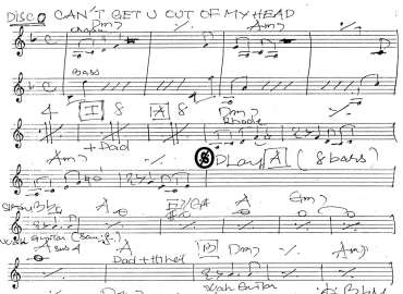 Can't Get You Of My Head sheet