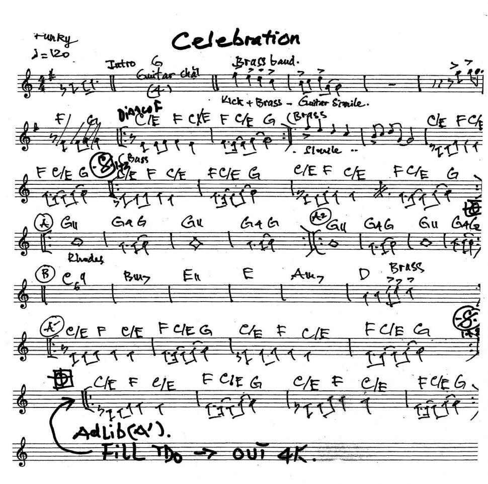 Celebration sheet