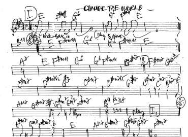 Change The World sheet