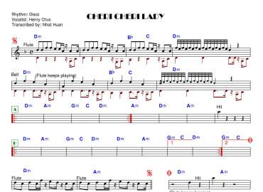 Cheri Cheri Lady sheet