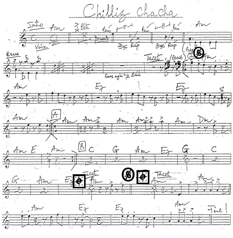 Chilling Cha Cha sheet