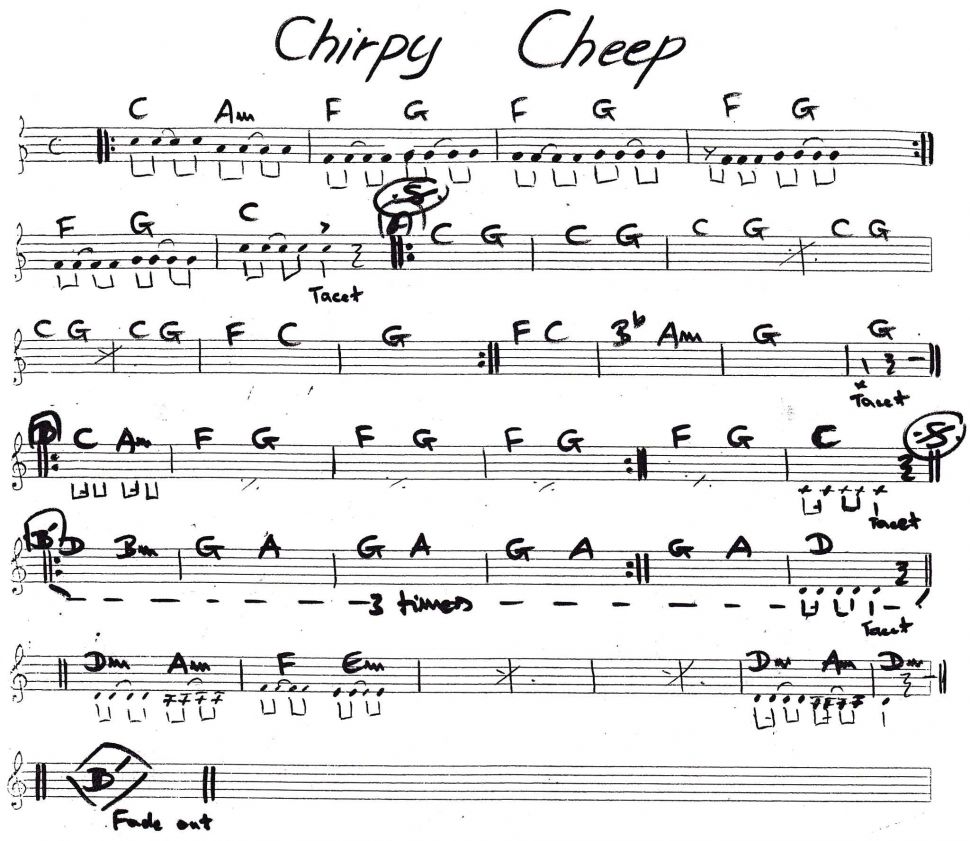 Chirpy Cheep sheet