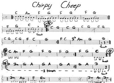 Chirpy Cheep sheet