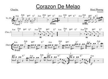 Corazon De Melao sheet