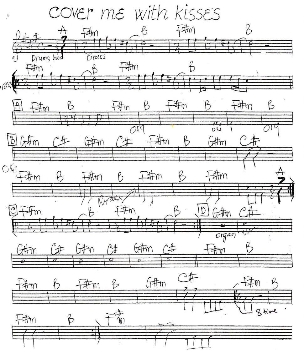 Cover Me With Kisses sheet