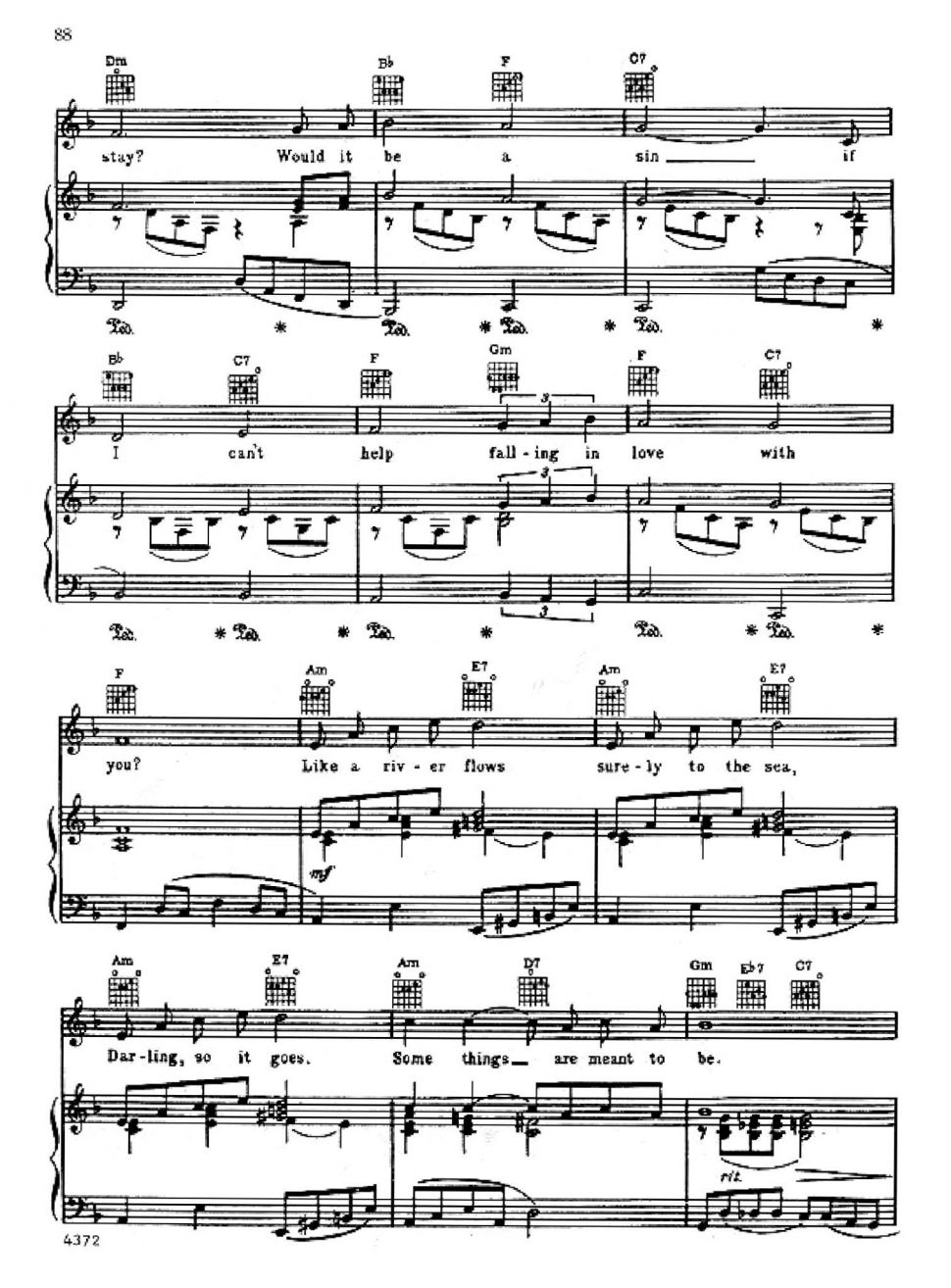 Cover Me With Kisses sheet