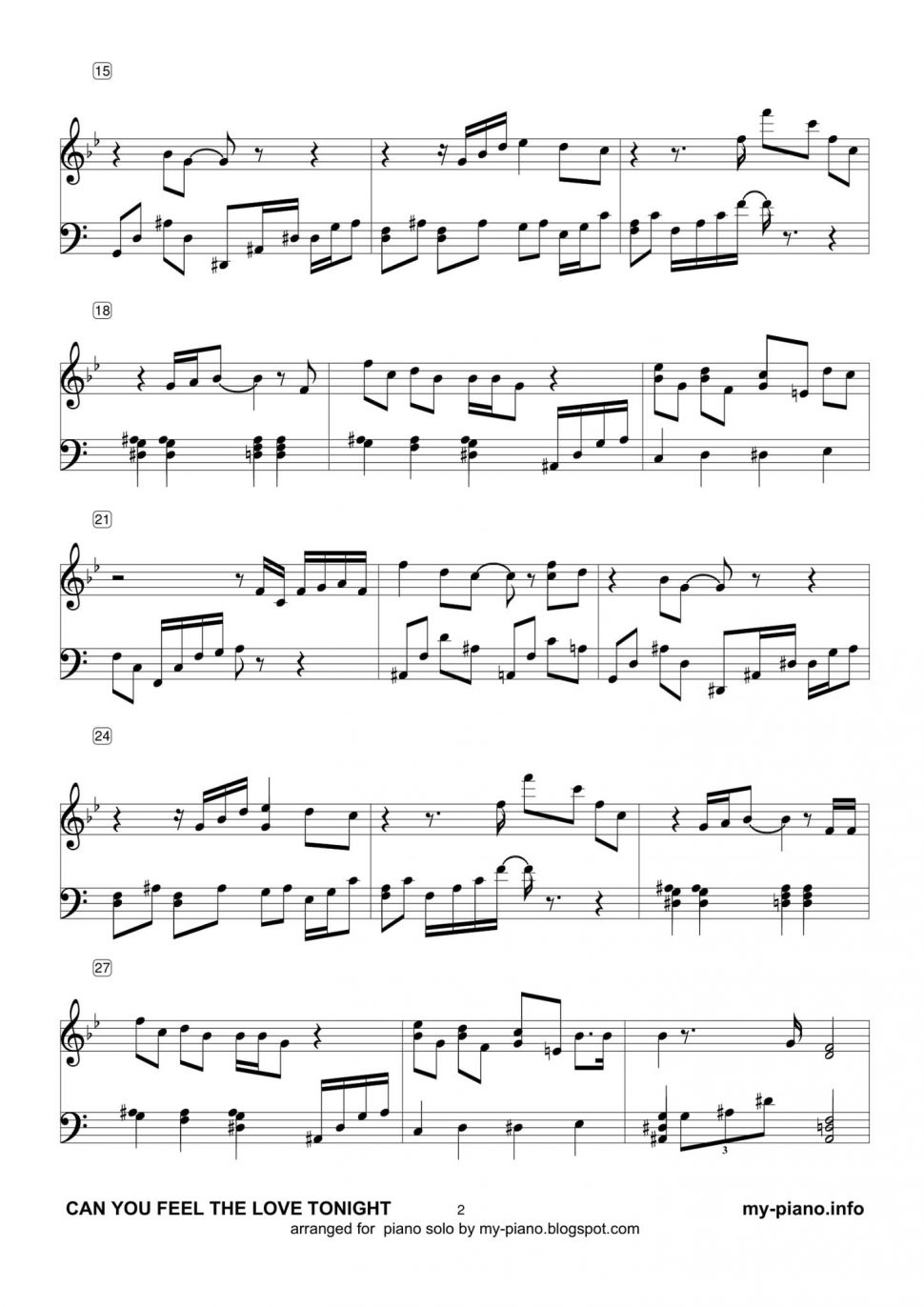 Can't Help Falling In Love sheet