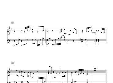 Come Rain Or Come Shine sheet