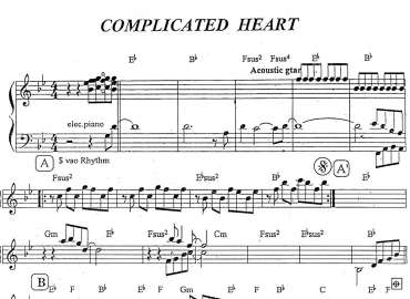 Complicated Heart sheet