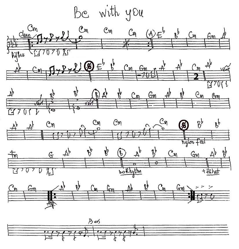 Be with you sheet