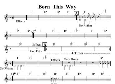 Born this way sheet