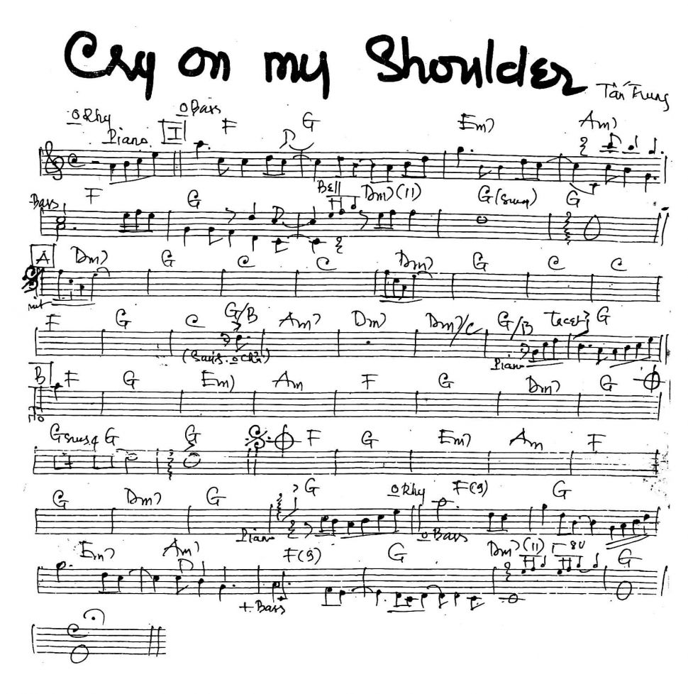 Cry On My Shoulder sheet