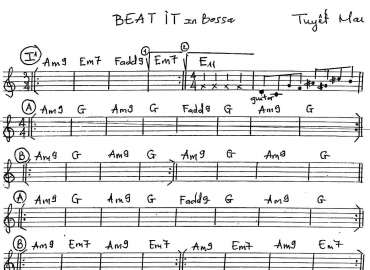 Beat it in bessa sheet