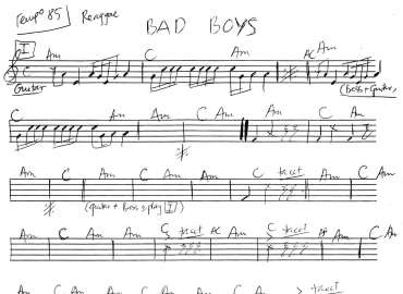 Bad Boys sheet