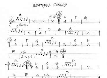 Beatiful sunday sheet