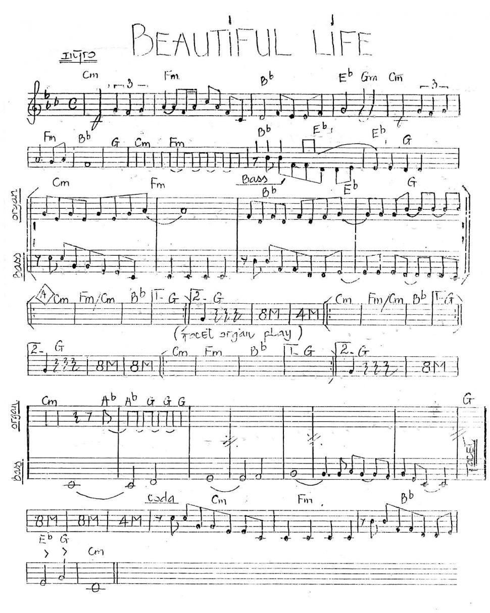 Beautiful life sheet