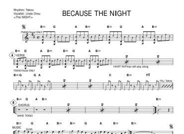 Because the night sheet