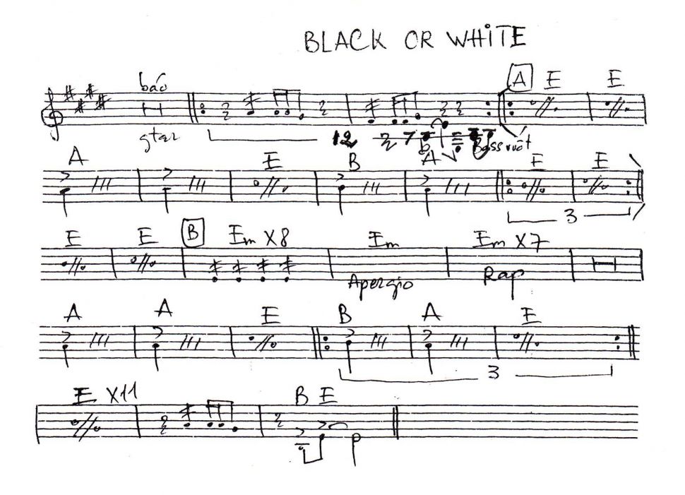 Black or white sheet