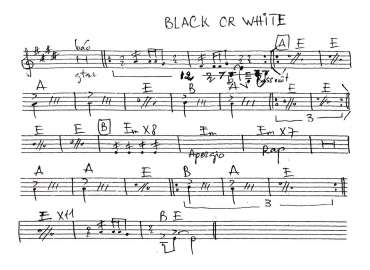 Black or white sheet