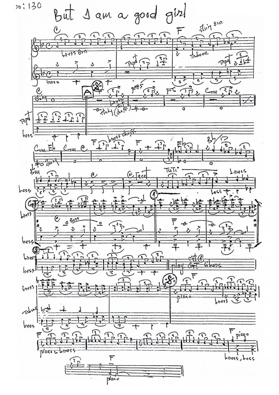 But I am a good girl sheet