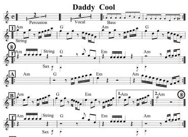 Daddy Cool sheet