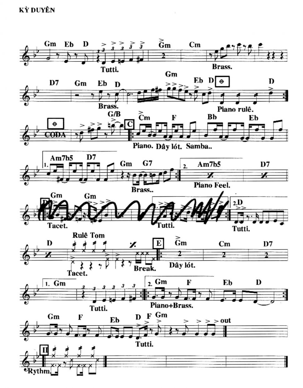 Dance In The Moolight sheet