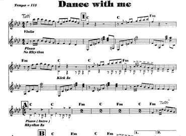 Dance With Me sheet