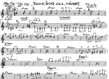 Dancing All Night sheet