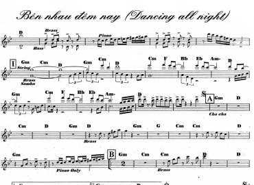 Dancing All Night sheet