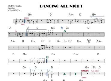 Dancing All Night sheet