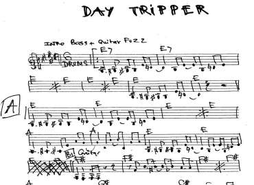 Day Tripper sheet
