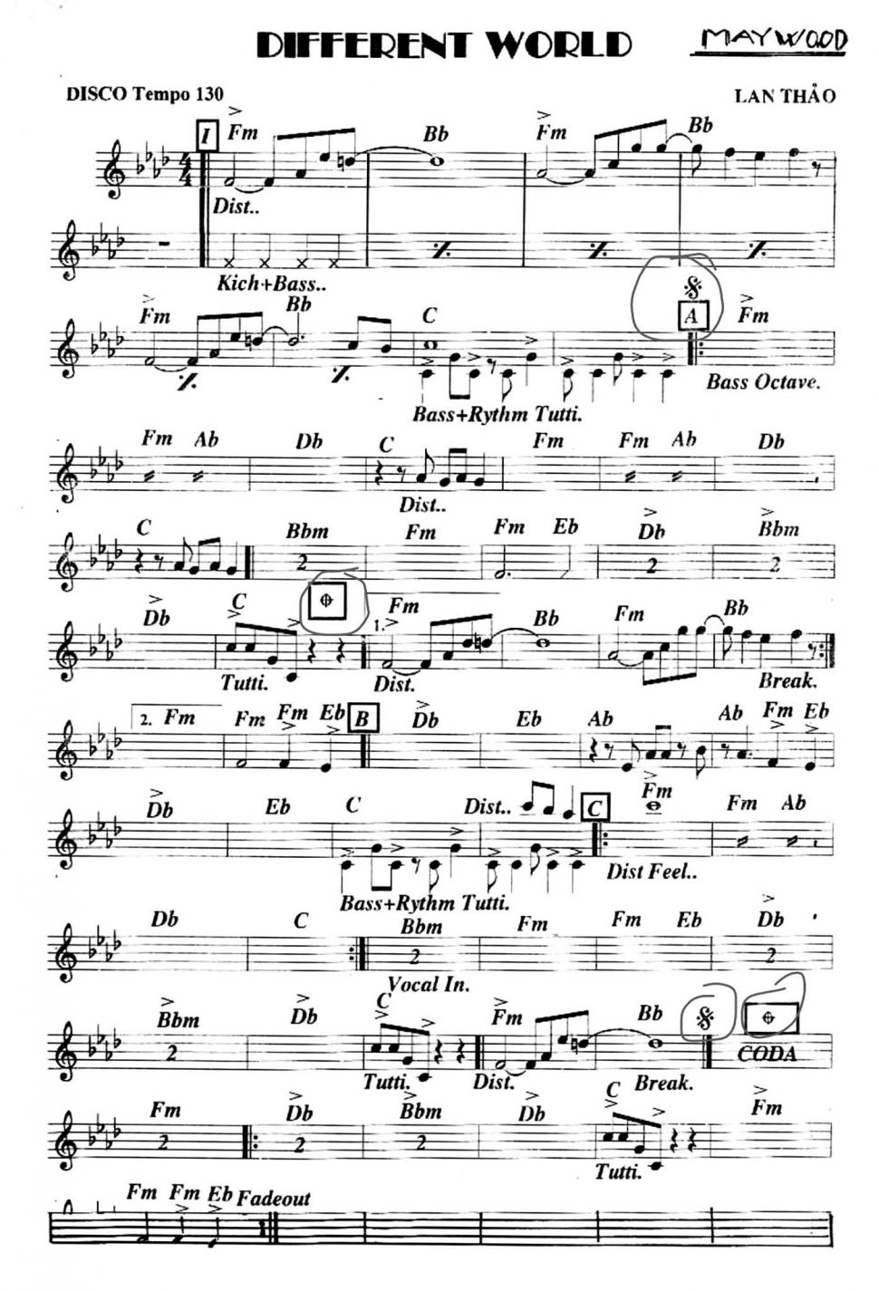 Different World sheet