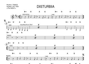 Disturbia sheet