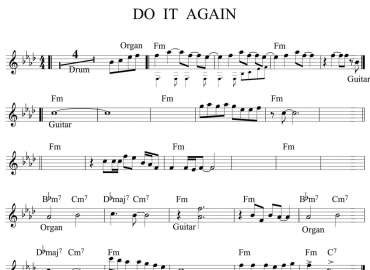 Do It Again sheet
