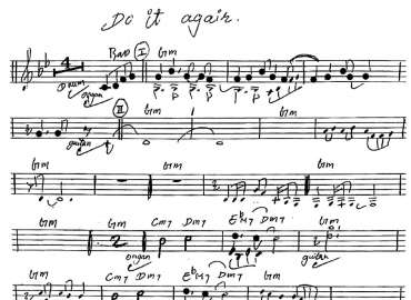 Do It Again sheet