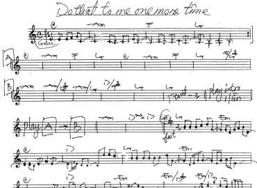 Do That To Me One More Time sheet