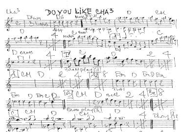 Do You Like Chas sheet