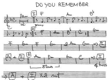 Do You Remember sheet