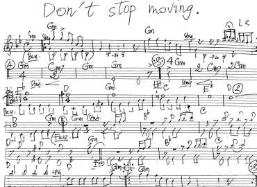 Don't Stop Moving sheet