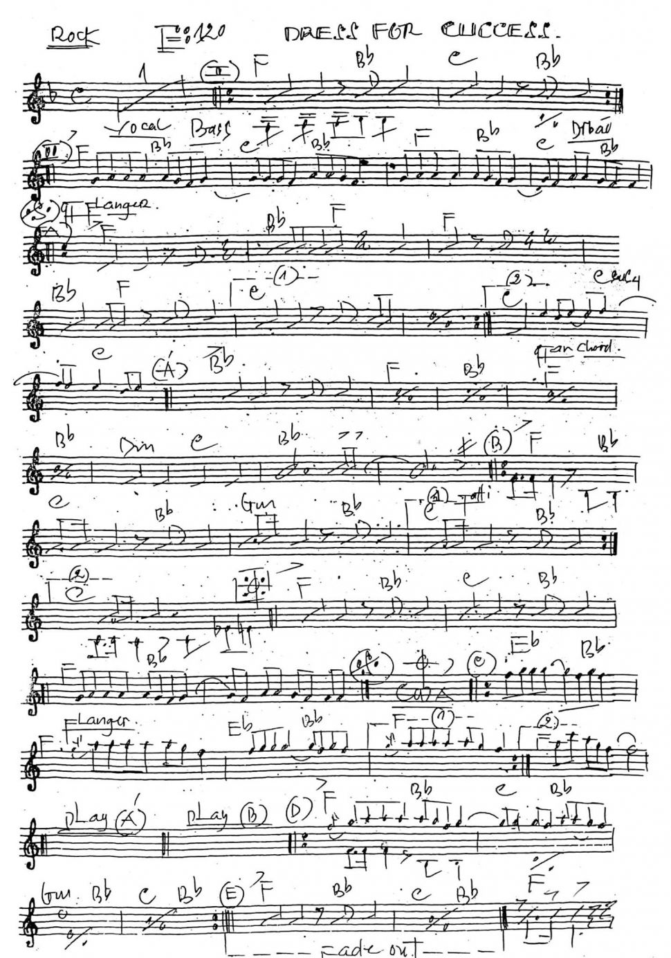 Dress For Success sheet