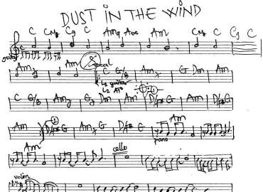 Dust In The Wind sheet