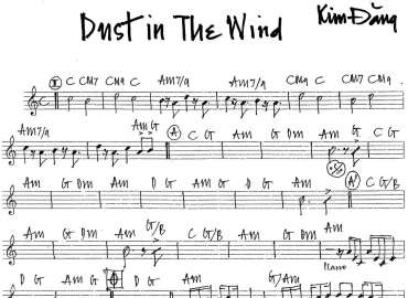 Dust In The Wind sheet