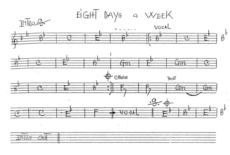 Eight Days A Week sheet