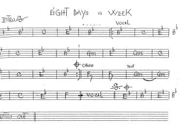 Eight Days A Week sheet