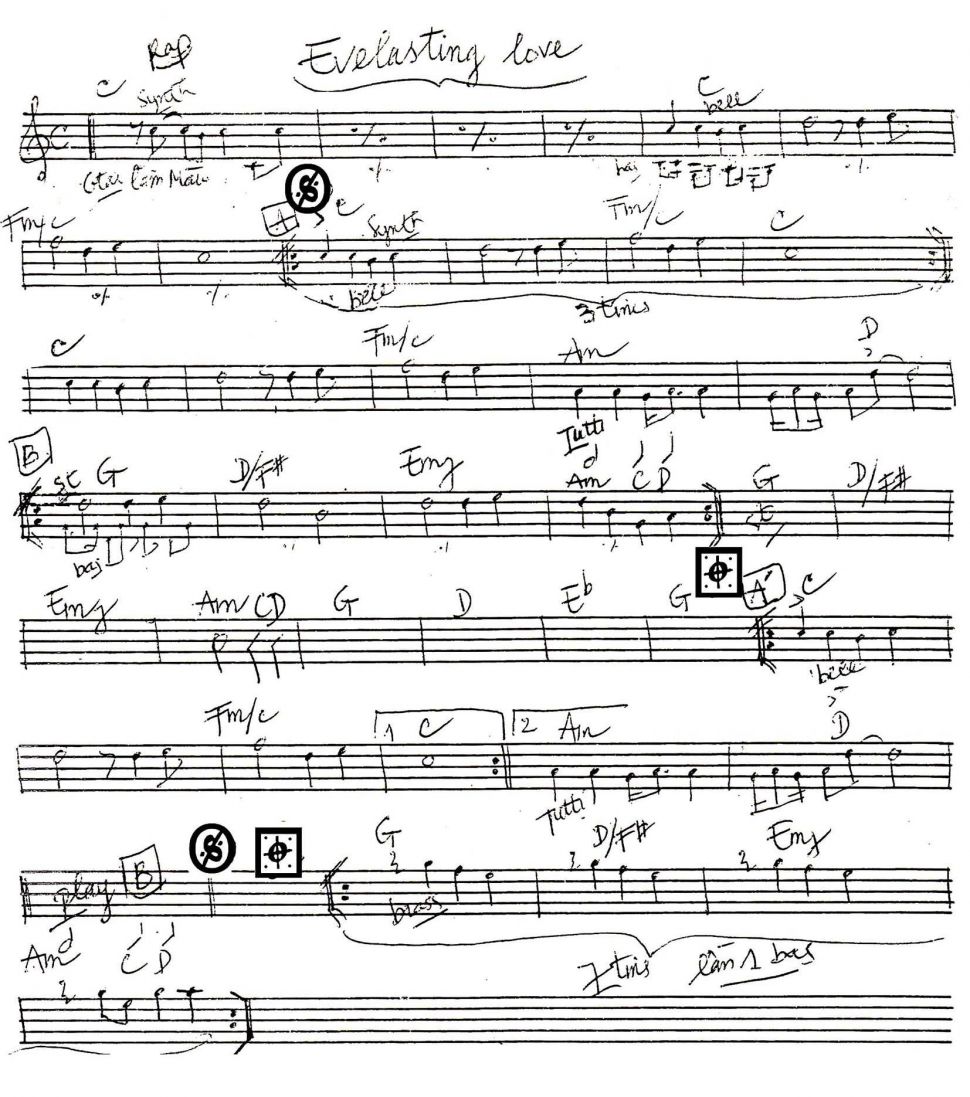 Evelasting Love sheet