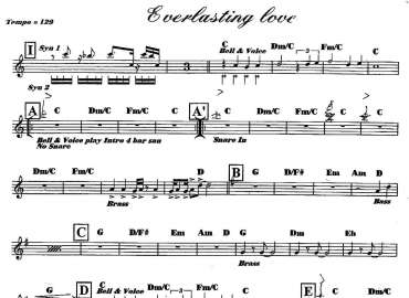 Everlasting Love sheet
