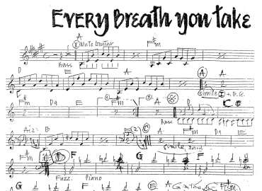 Every Breath You Take sheet
