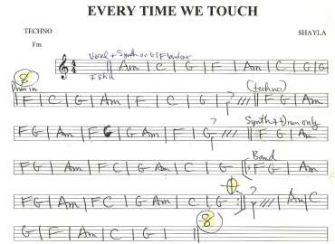 Every Time We Touch sheet