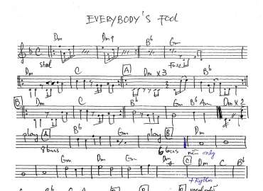Everybody's Fool sheet