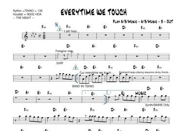 Everything We Touch sheet